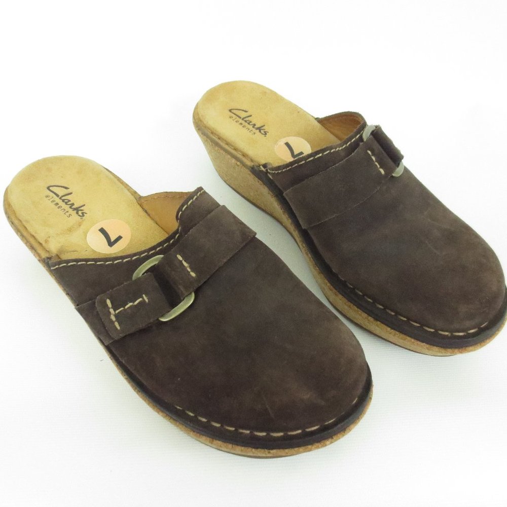 Clarks Elements Brown Suede Leather Upper - image 1